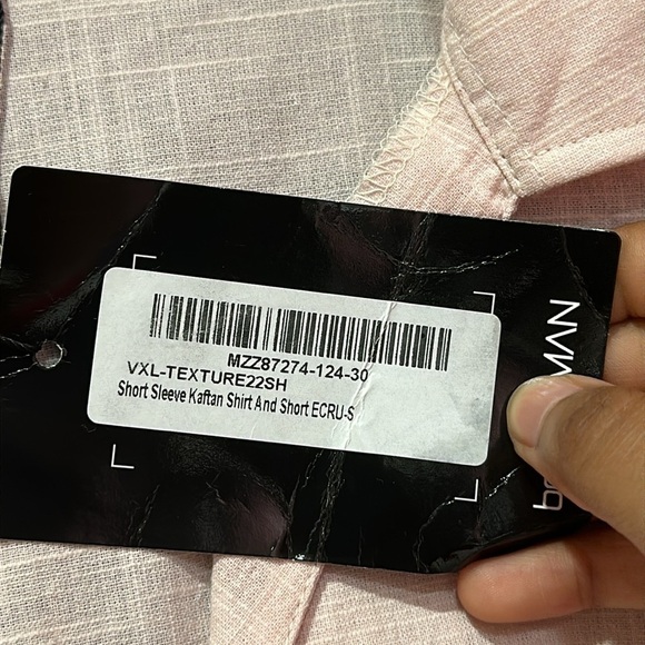 BOOHOO MAN Men’s Pink Shirt/Shorts outfits Size Small NWT - Picture 4 of 11